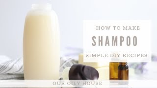 How to Make All Natural Shampoo  Simple Recipe using Essential Oils [upl. by Clements96]