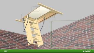 LWP LWSP Fakro Attic Ladder Instructional Video [upl. by Ulland]