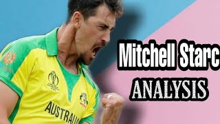 Mitchell Starc Bowling Action Analysis  Fastbowling Addicts [upl. by Esilehc]