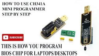 How to use CH341A Mini Programmer  How to download drivers for CH341A Mini Programmer [upl. by Malloch5]