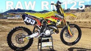 Project RM125 2 Stroke RAW  Motocross Action Magazine [upl. by Barrus]