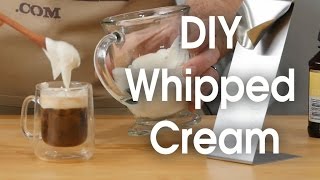 DIY whipped cream in 60 seconds [upl. by Skillern]