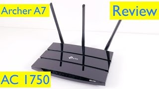 TPLink AC1750 Smart WiFi Router Setup and Review  Archer A7 [upl. by Ardnuassak]