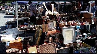 Toji Temple Fleamarket Antique MarketKyoto in Japan [upl. by Jannelle992]