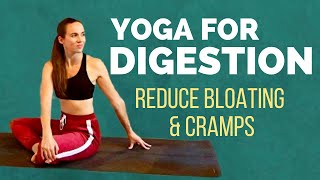 Yoga for Digestion  Reduce bloating cramps and constipation in 10 minutes [upl. by Draned]