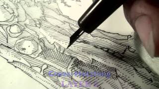 Pen and Ink Cross Hatching Masters Edition [upl. by Inanak]