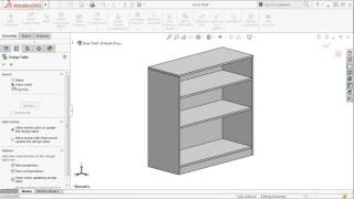 Assembly Design Tables in SOLIDWORKS 2016 [upl. by Diantha264]