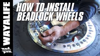 HOW TO INSTALL Beadlock Wheels  KMC XD231 RG amp Cooper STT Pro Tires [upl. by Vidovic610]