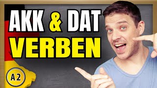 Verben mit Dativ amp Akkusativ  German verbs with accusative amp dative  Grammar explained [upl. by Sternlight664]