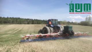 Delimbe T20 seeder on Hatzenbichler tines harrow [upl. by Airun773]