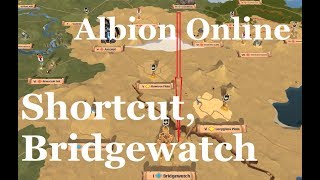 Albion Online  Caerleon to Bridgewatch fast almost safely [upl. by Temhem]