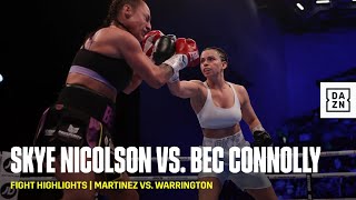 FIGHT HIGHLIGHTS  Skye Nicolson vs Bec Connolly [upl. by Fesuy250]