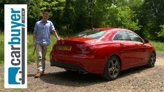 Mercedes CLA saloon 2013 review  CarBuyer [upl. by Tartan]