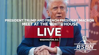 LIVE REPLAY President Trump and French President Macron Meet at The White House  22425 [upl. by Hesther]