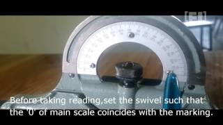 How to use a Bevel Protractor Engineerincin [upl. by Acinorrev]