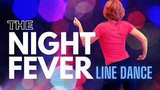 70s LINE DANCE Night Fever Lesson [upl. by Rhianna]