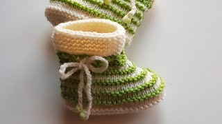 Babyschuhe stricken😻 [upl. by Tracie634]