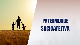 Paternidade socioafetiva [upl. by Giark]