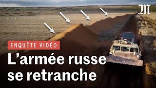 Comment larmée russe fortifie ses positions en Ukraine [upl. by Efioa]