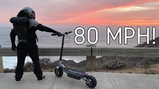 RION RE90 Electric Scooter Review  The Worlds Fastest Hyperscooter [upl. by Lourie]