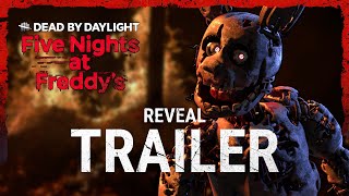 Five Nights at Freddys Springtrap Dead by Daylight Reveal Trailer [upl. by Nahum346]