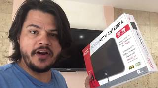 1byone indoor HD Antenna Unbox  Install  Review Cord Cutter [upl. by Olivier]