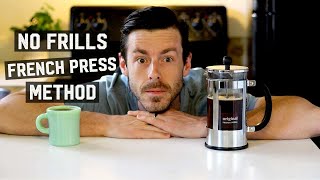 How to Brew BacktoBasics French Press Coffee [upl. by Nuawed]