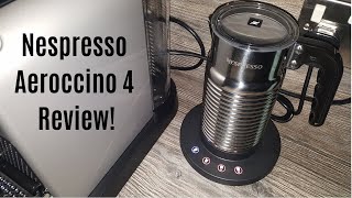 Nespresso Aeroccino 4 Milk Frother Review  Worth upgrading from the Aeroccino 3 [upl. by Trahurn726]