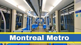 Montreal Metro Ride to Downtown Côte Vertu Metro to Atwater montrealmetro [upl. by Llemar]