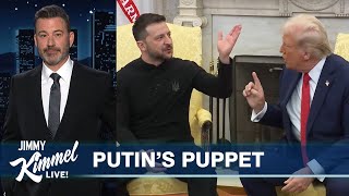 Trump Berates Zelensky Vance Wants a Thank You Jimmys Oscars Recap amp Guillermo on the Red Carpet [upl. by Jonati211]