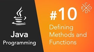 Java Programming 10  Defining Methods and Functions [upl. by Gish723]