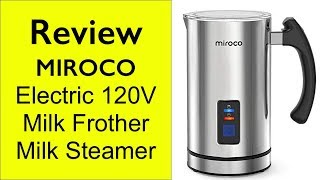 Review Miroco Milk Frother  How to make froth milk at home [upl. by Aliban]