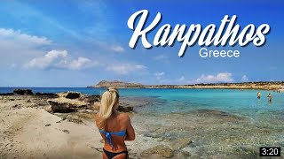 Karpathos Island  Greece  the most beautiful [upl. by Fortin]