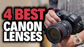 4 Best CANON Lenses [upl. by Haramat]