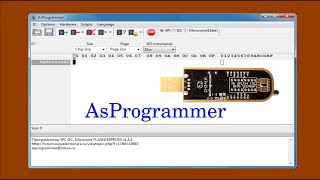 Programming an eeprom with CH431A and Asprogrammer [upl. by Analise]