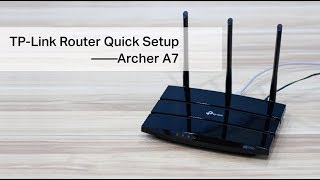 TPLink Router Quick Setup [upl. by Anissa555]