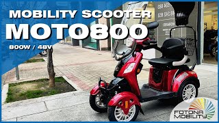 ⭐️ 4 Wheel Electric Mobility Scooter  800W 48V  REVIEW  2021 [upl. by Arima]