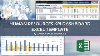 HR KPI Dashboard Template  Key Metrics for HR Management [upl. by Marmaduke522]