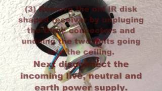 How to change a Westinghouse Ceiling Fan IR remote [upl. by Rocher551]