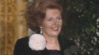 Margaret Thatchers First Speech at White House as PM [upl. by Cy826]