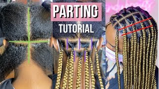 DETAILED Parting Tutorial  How To Get The Perfect Parts [upl. by Latin]