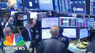 Stock Trading Halted After Markets Plunge At Market Open  NBC News [upl. by Angelo827]