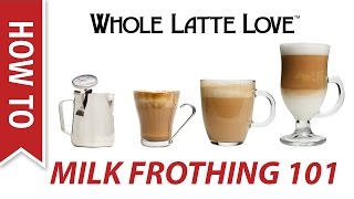 Milk Frothing for Beginners [upl. by Mccartan902]