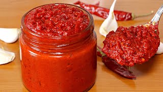 Red Chilli Garlic Chutney  Easy And Quick Garlic Chutney  Kanaks Kitchen [upl. by Nottarts]