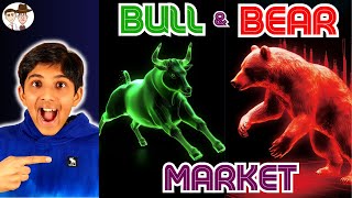 What are a Bull amp Bear Market A Simple Explanation for Kids and Beginners [upl. by Tabb]