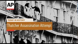 Thatcher Assassination Attempt  1984  Today In History  12 Oct 17 [upl. by Ellynad]