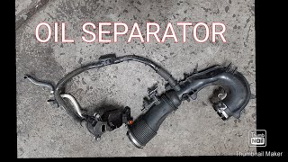 2014 MERCEDES CLA250 OIL SEPARATOR PCV ASSEMBLY REPLACEMENT [upl. by Hoi328]