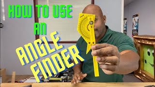 HOW TO USE AN ANGLE FINDER [upl. by Tuhn]