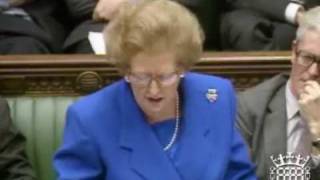 Margaret Thatcher Queens Speech Debate 1989 Part 1 [upl. by Llehsram]