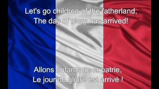 La Marseillaise  France National Anthem EnglishFrench lyrics [upl. by Ybab]